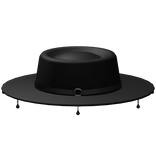 Black Vintage Emo Cowboy Hat