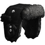 Black Vintage Ushanka