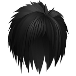 black vkei scene hair