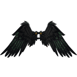 black w green Icarus wings recoloring add-on