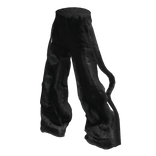 Black Washed Baggy Strap Pants [PBR]