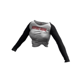 ʚ♡ɞ Black White Blue Longsleeve Graphic Tee