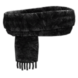 black + white camo oversized wrapped scarf