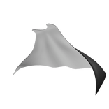 Black White Large Cape