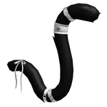 Black White Ribbon Nurse Cat Tail