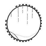 Black White Star Angel Halo Cute