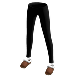 ✅Black✅ Winter Christmas leggings Fuzzy slippers