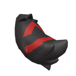 Black wolf furry tail