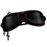 Black x Red Gothic Punk Goggles
