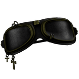 Black x Yellow Gothic Punk Goggles