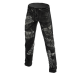 Black y2k affliction jeans text