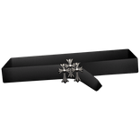 Black Y2k Chrome Belt (female)