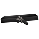 Black Y2k Chrome Belt (male)