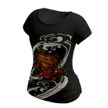 Black Y2K Curvy Shirt Skirt