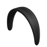 Black Y2K Cute Coquette Stripe Headband 