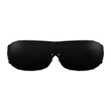 Black y2k cyber glasses shades thrifted
