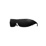 Black Y2K Cyberstar Glasses