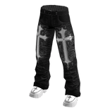 Black Y2k Gothic Jeans