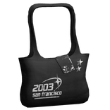 black y2k handbag w/ flip phone