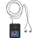 Black Y2K Oldschool MP3 Player Neck