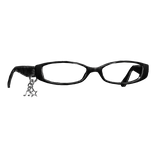 Black Y2K Star Charm Glasses