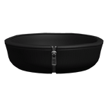 Black Zipper Turtleneck