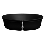 Black Zipper Turtleneck Collar