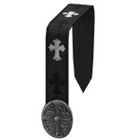 Black&White Chrome Shoulder Belt