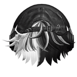 Black&White Messy Hair w/ Headphones & Y2K Hat