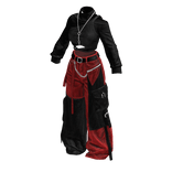 Black/Red Two-Tone Cargo Utility Set / 03