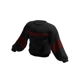 Black/Red Vintage 90's Ripstop Sweatshirt