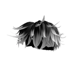 Black/White Messy Hair