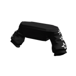 Black/White Stars Cropped Off Shoulder Sweater 3.0