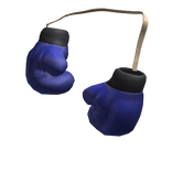 Blazing Blue Boxing Gloves