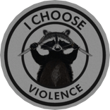 BLF® Morale Patch+ - Raccoon [FRONT]