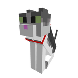 Block Cartoon Jellie Cat Kitty Buddy Sit Follower