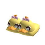 ♡ 1.0 Cute Pink Duck Preppy Kawaii Slippers