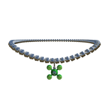 Blocky Sphere Legs Chain [ Green ]