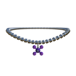 Blocky Sphere Legs Chain [ Purple ]