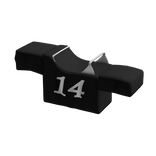 Black 1.0 Blocky Off Shoulder Jersey