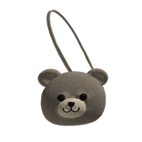 Blocky/Front Cute Grey Bear Accessory