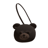 Blocky/Front Kawaii Black Teddy Bear Bag