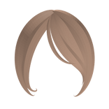 blond side bangs anime