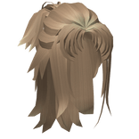 Blonde Anime Long Hair w/ Bun