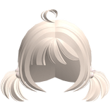 ♡ Blonde Anime School Girl Mini Pigtails Hair