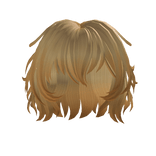 Blonde Anime Short Wavy Hair