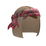 Blonde Bob W/ Forest Headscarf