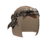 Blonde Bob W/ Forest Headscarf