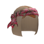 Blonde Bob W/ Forest Headscarf