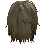 Blonde Brown Tips Emo Messy Parted Boy Hair